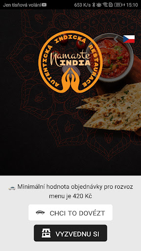 Android application Namaste India screenshort