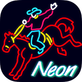 Neon Drawing - Kids Doodle Glow Color Light icon