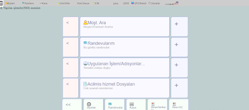 Epilasyon Merkezi Yönetim Pro. Screen 3