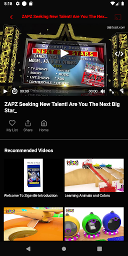 ZAPZ Network Screen 2