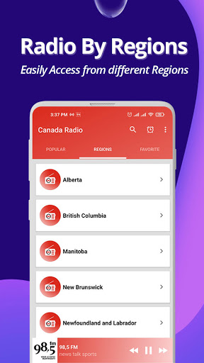 Canada Radio - Online FM Radio Screen 3