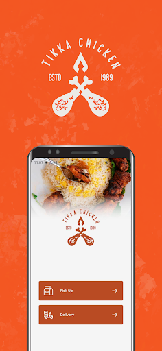 Android application Tikka chicken JO screenshort