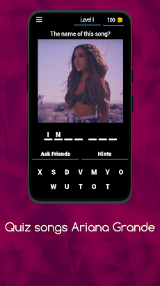 Quiz songs Ariana Grandeのおすすめ画像1
