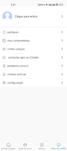 Android application Mil Car screenshort
