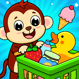 Ikonbillede børn Supermarked shopping spil