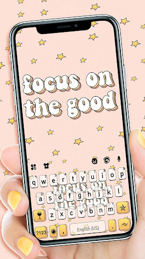 Android application Be Positive Keyboard Backgroun screenshort