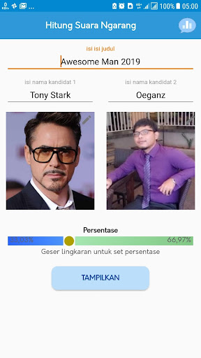 Ngarang Polling ( Quick Count Screen 2