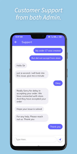 Android application JCK Vendor screenshort