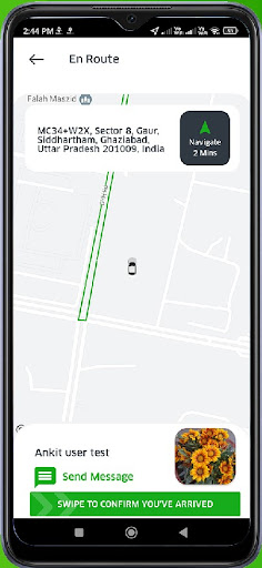 Femcab Driver Screen 2