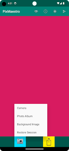 Android application PixMaestro screenshort