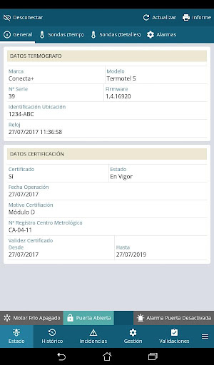 Android application AGS Termotel Lite Mobile screenshort