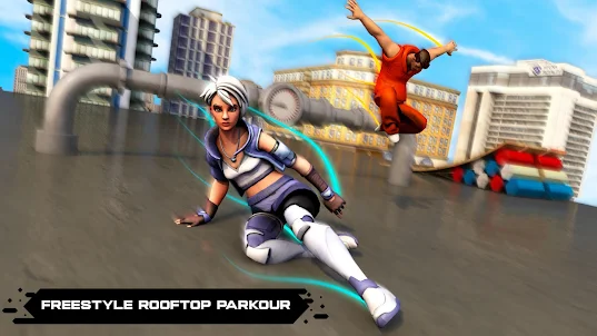 Rooftop Parkour - Vector Run