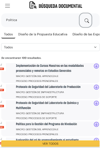 Mis Procesos UPN Screen 3