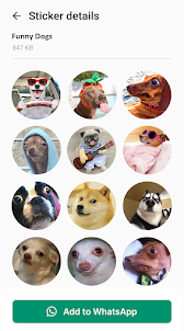Dogs WAStickers Pack