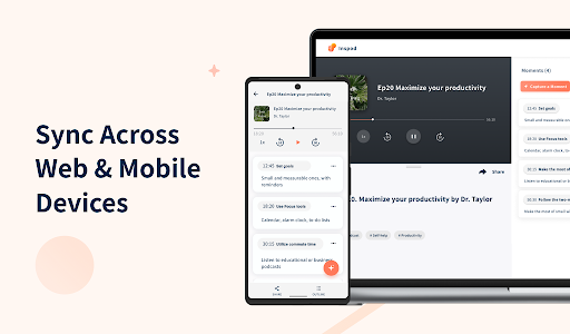 Screenshot of Inspod - Video & Podcast notes
