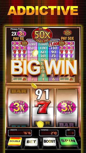 Slot Machine: Free Triple Fifty Times Pay 1.8 screenshots 11