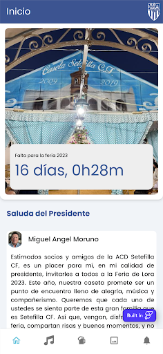 Android application Caseta Setefilla Feria de Lora screenshort