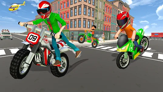 City Bike Race Stunt Master 3D