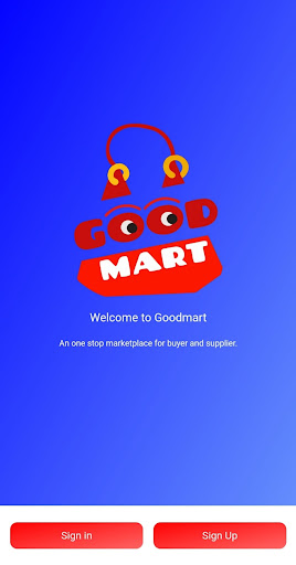 Android application Goodmart screenshort