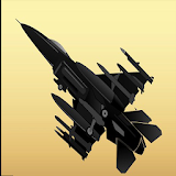 An army plane fighter icon