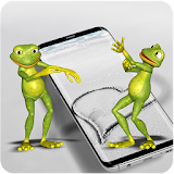 Crazy Frog dancing on phone icon