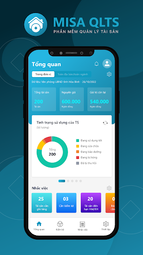 Android application MISA QLTS - Quản lý tài sản screenshort