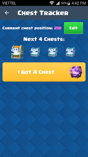 Chest Tracker for CR Screen 2