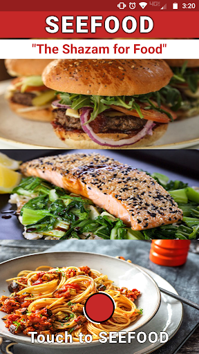 Android application SeeFood screenshort