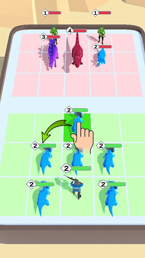 Android application Dino Merge War screenshort