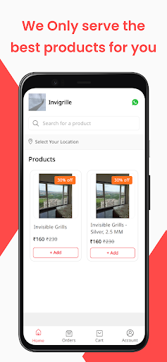 Android application Invisible Grill screenshort