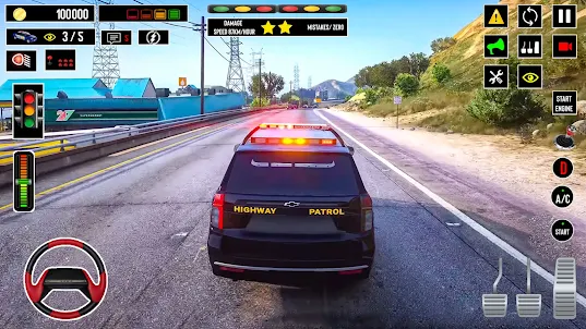 Police Van Simulator Cop Chase