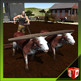 Bull Cart Farming Simulator icon