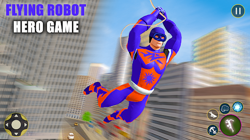 Superhero Captain Robot Games: Super Hero Man Game  screenshots 1