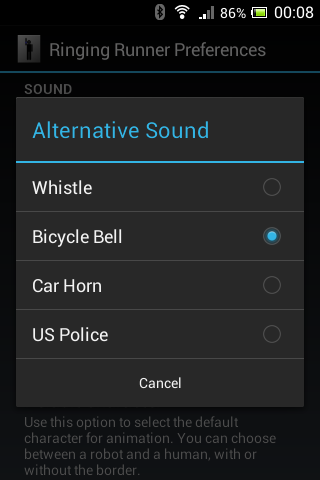 Ringing Runner Screen 3