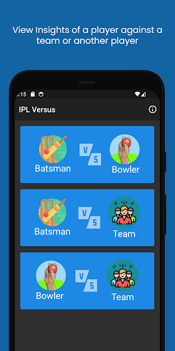 Android application IPL Versus screenshort