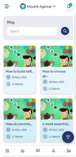 Nalanda Pre School App Screen 3