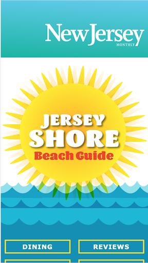 Android application New Jersey Monthly Beach Guide screenshort