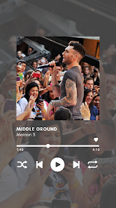 Captura de Pantalla 3 Middle Ground Maroon 5 MP3 android