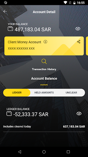 Android application SAIB Business screenshort
