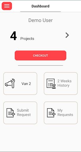 Android application Tracknicity screenshort