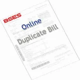 BSES Duplicate Bill Print icon