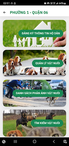 Android application Phường 1 Quận 6 online screenshort