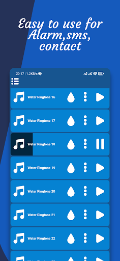 Water Sounds Ringtones sms Screen 3