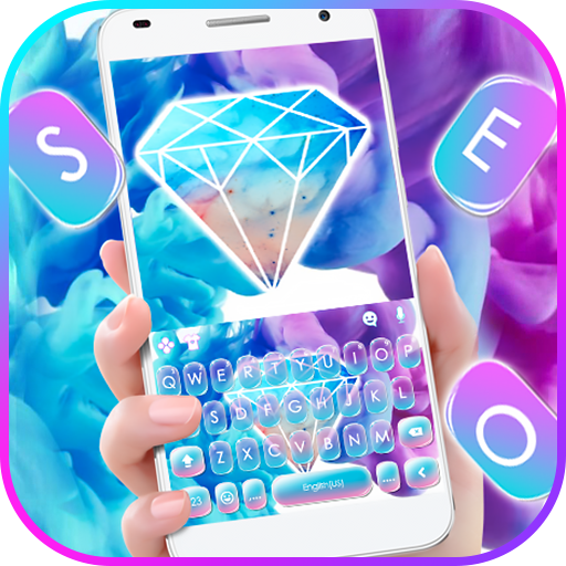 Blue Purple Ink Diamond Keyboa logo