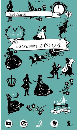 Android application Cute Wallpaper-Cinderella- screenshort