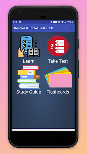Android application Doubles & Triples Test - CDL screenshort