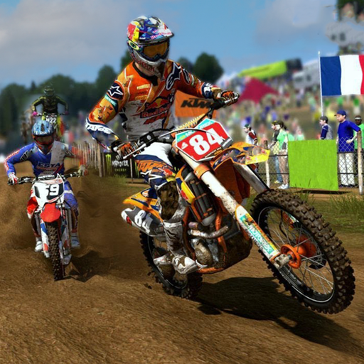 Motocross Stunt Bike Racing 3d logo