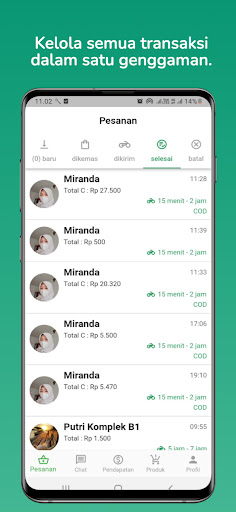 Android application Bakul SayurNear screenshort