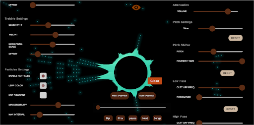 Android application Pro Music Visualizer screenshort