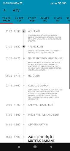 Canlı TV Rehberi - Mobil Radyo Screen 3